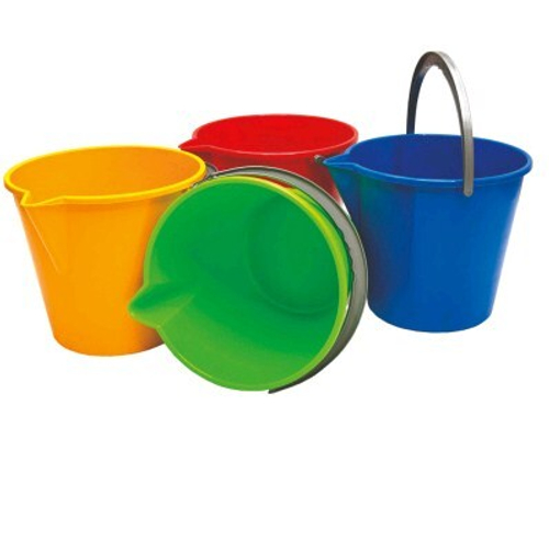 Ведро 10л  Добрыня  Цветное с носиком и мерной линейкой 10 л  PROTEX