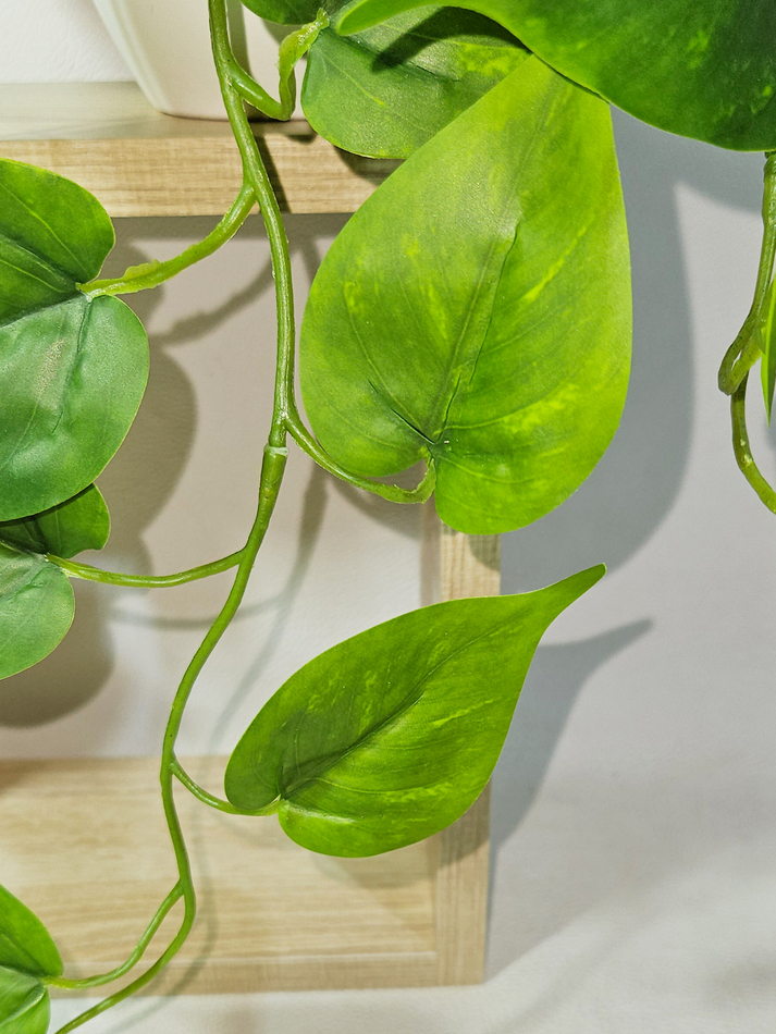 Искусственное растение Сциндапсус зеленый малый 35см в кашпо