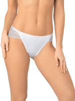 Трусики-слипы из тончайшего кружева и эластичного полотна (Размер: XL) (Цвет: молочный)