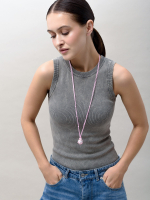 Колье "Cord Pearl" Pink с жемчугом