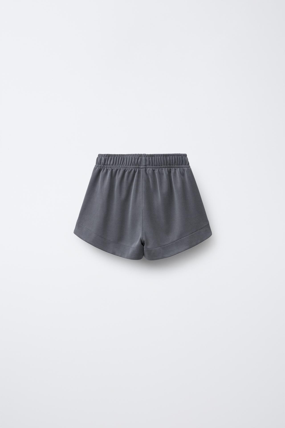 ZARA БЕРМУДЫ С ОТДЕЛКОЙ, СЕРЫЙ