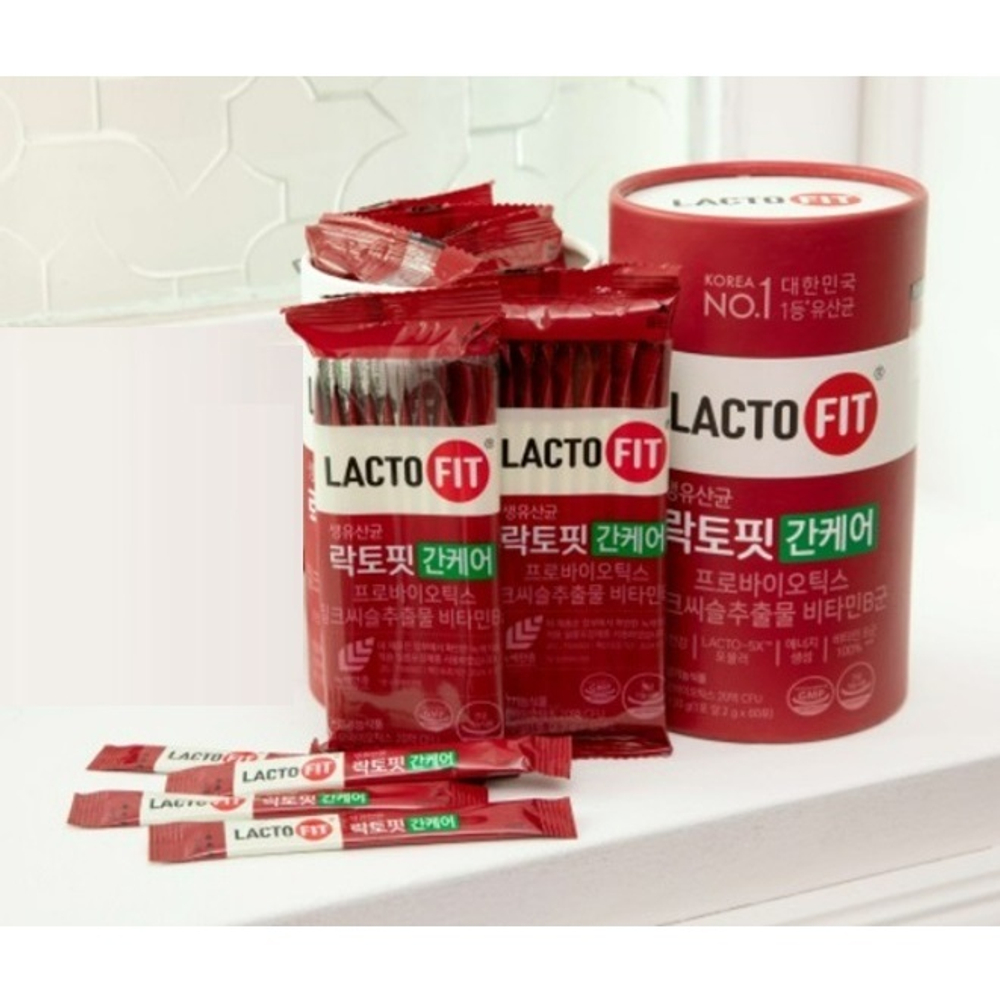 Lacto-fit Liver Care Пробиотик, симбиотик двойного действия, с экстрактом расторопши и витаминами B1, B2 и B6 для поддержки здоровья печени