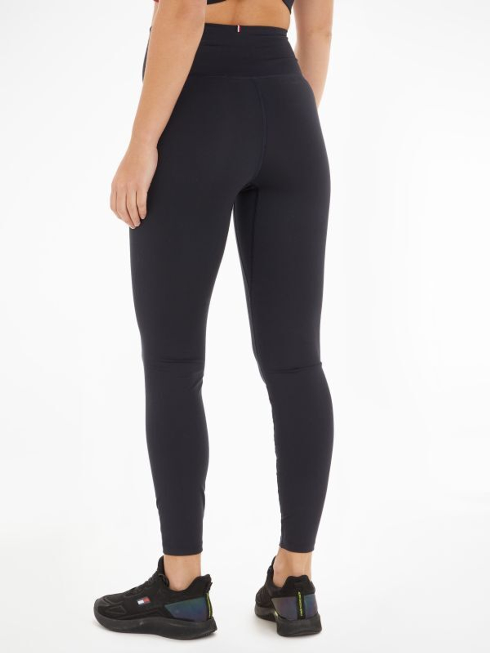 Leginsy Tommy Hilfiger HW Essential Legging 7/8 - небесный