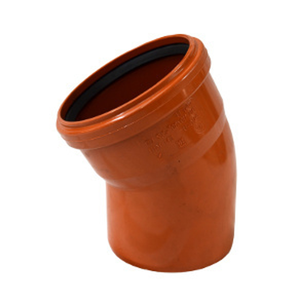 Отвод наружной канализации 110/30° 11645