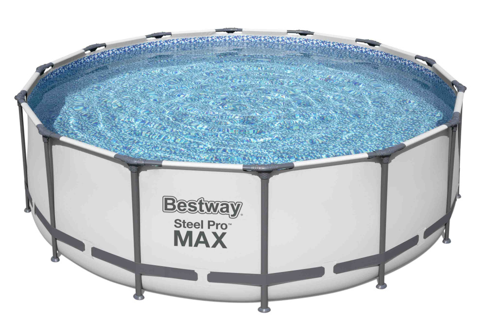 Каркасный бассейн Bestway 427х122 см + фильтр-насос 3028 л/ч, тент, лестница (5612X)