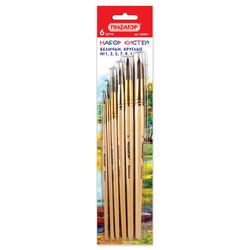 Наборы школьных кистей из натурального волоса