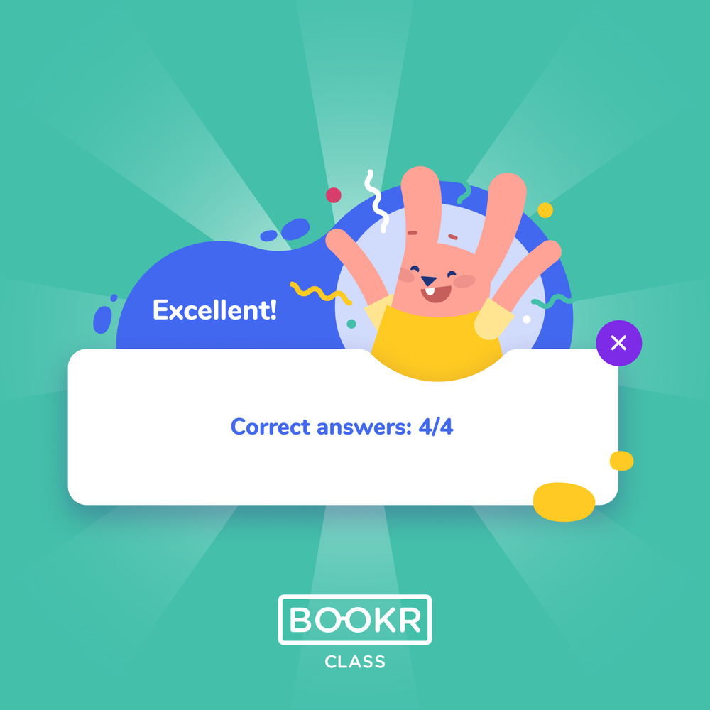 BOOKR Class. Английский для детей. Подписка 365 дней