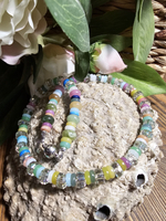 Колье ручной работы из ассорти натуральных камней и хрусталя "Ассорти"