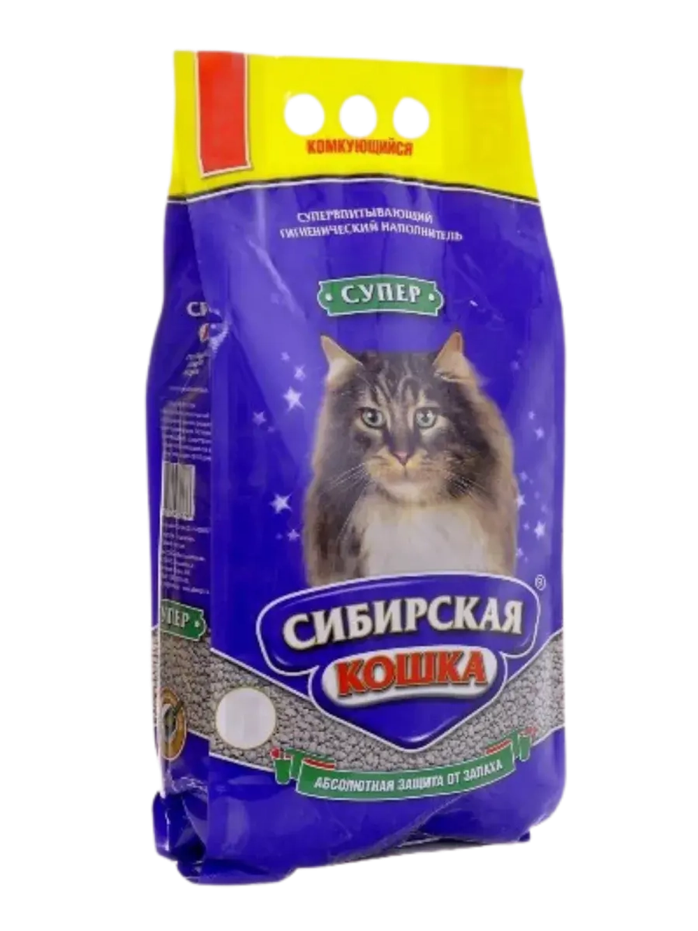 Наполнитель комкующийся для кошек Супер 10кг