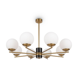 Люстра на штанге Freya Marble FR5230PL-08BS