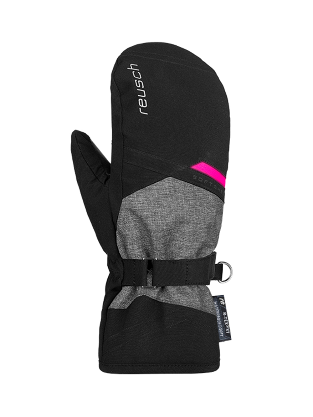 Варежки REUSCH Helena R-Tex Xt Blck/Blck Melang/Pink Glo (inch (дюйм):7,5)