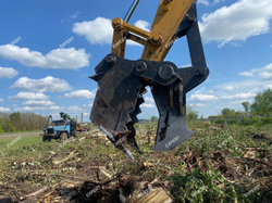 Корчеватель деревьев и пней на Телескопический погрузчик New Holland