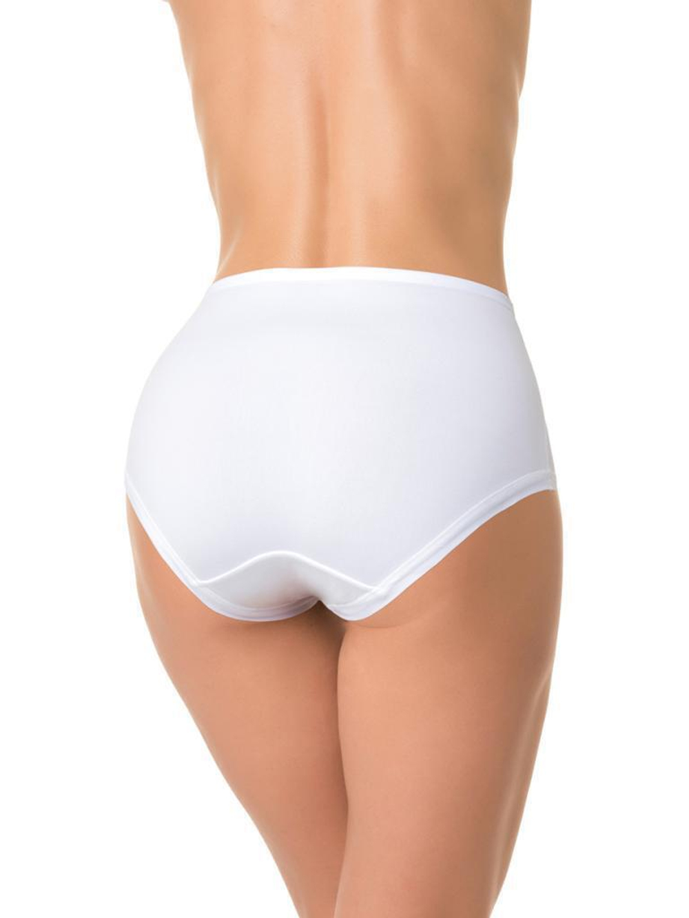 Трусы с высокой линией талии из бамбукового полотна (Размер: XXL) (Цвет: черный)