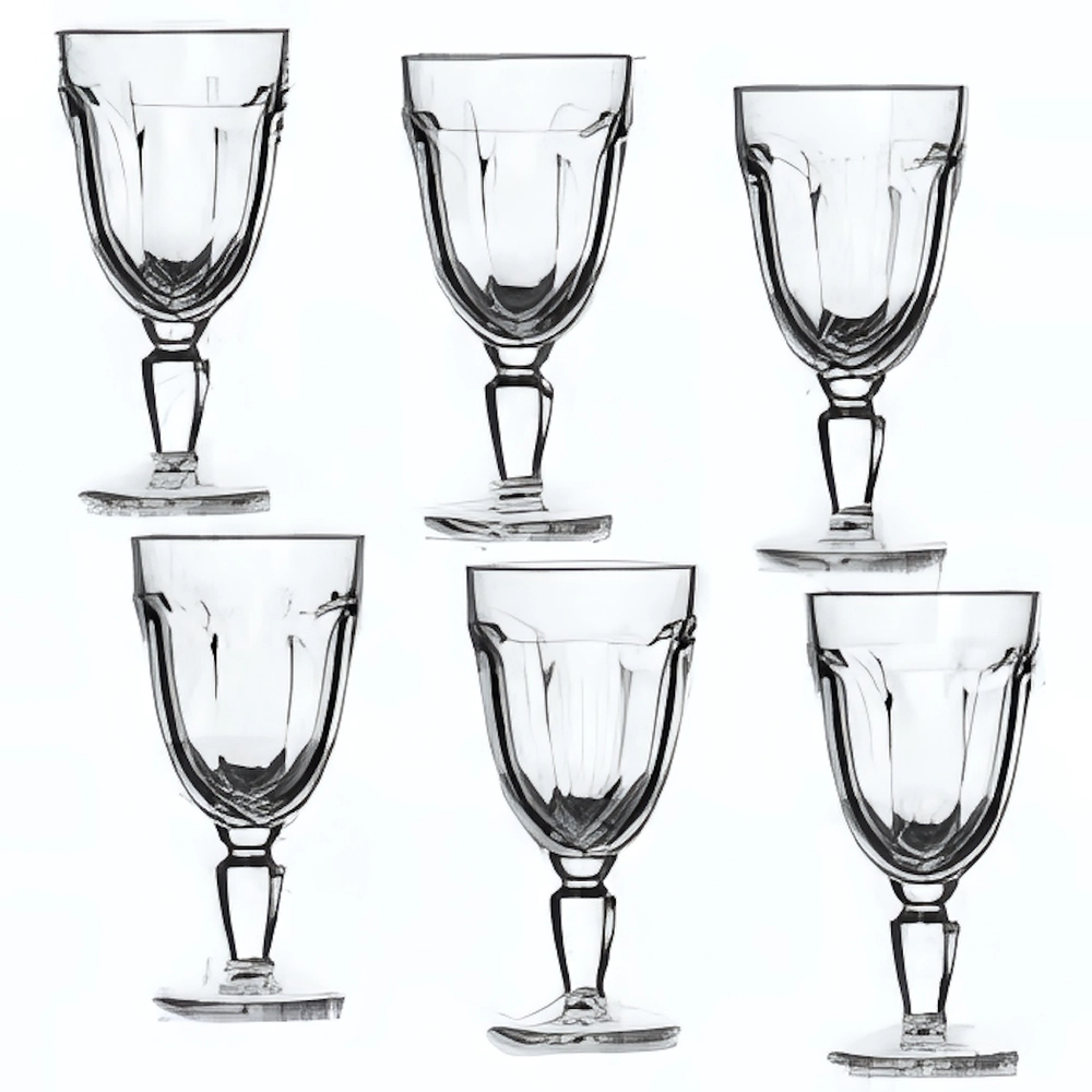 Набор бокалов для вина 6шт 235мл «Касабланка» 51258B