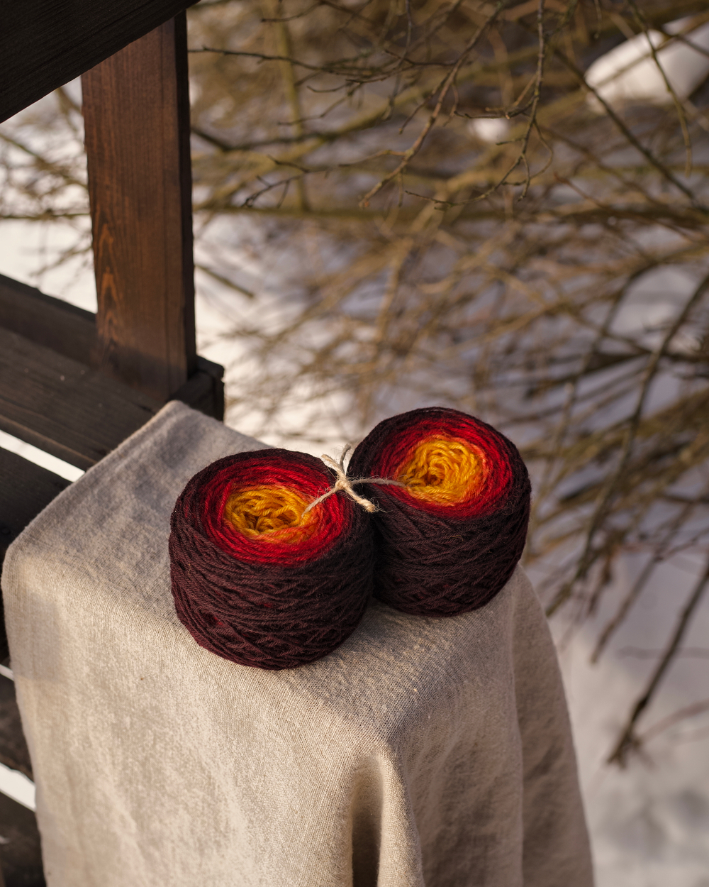 Градиент "Зарево" 78 г шерсть