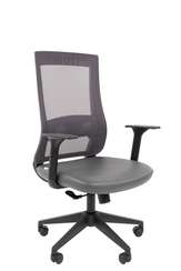 Офисное кресло Chairman 500LT Россия экокожа серый/TW-04 серый Б/П