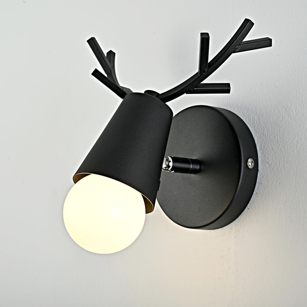 Бра С Рожками Deer A Black By Imperiumloft
