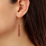 Серьги Dyrberg Kern BLAZE SG RED 370060
