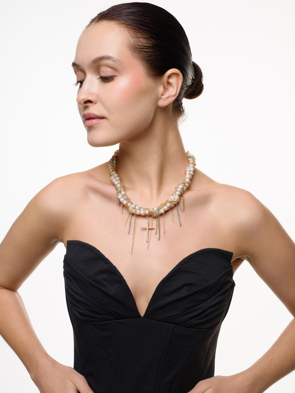 Колье "Pearl Magic" Mini из жемчуга Bicolor