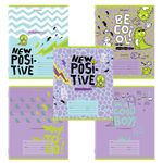 Тетрадь 12 л. BRAUBERG, клетка, обложка картон, "ДИНОЗАВРИКИ", 106462, 5шт