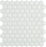 Мозаика Hex Nordic № 910 D Белый (на сетке) (0,087м2)