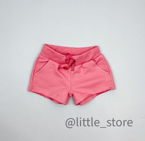 Шорты "Солнечное лето" из футера, королевский розовый