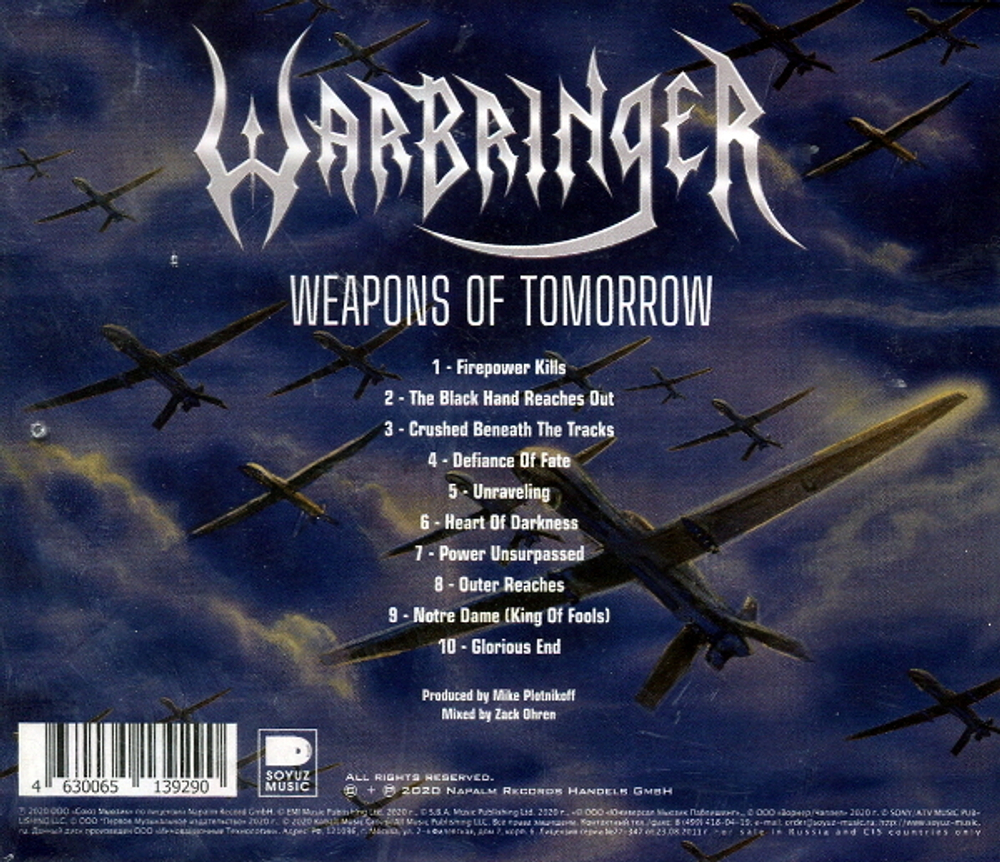 Warbringer / Weapons Of Tomorrow (RU)(CD)