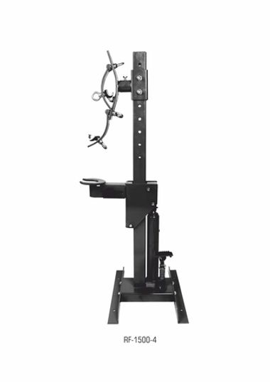 Стяжка пружин гидравлическая напольная с двумя комплектами получаш (усилие стяжки 1т, рабочий диапазон 210-570мм, вес 32кг) Forsage F-1500-5