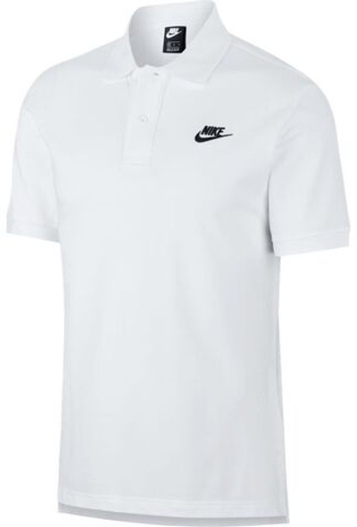 Мужское теннисное поло Nike Sportswear Polo - white/black