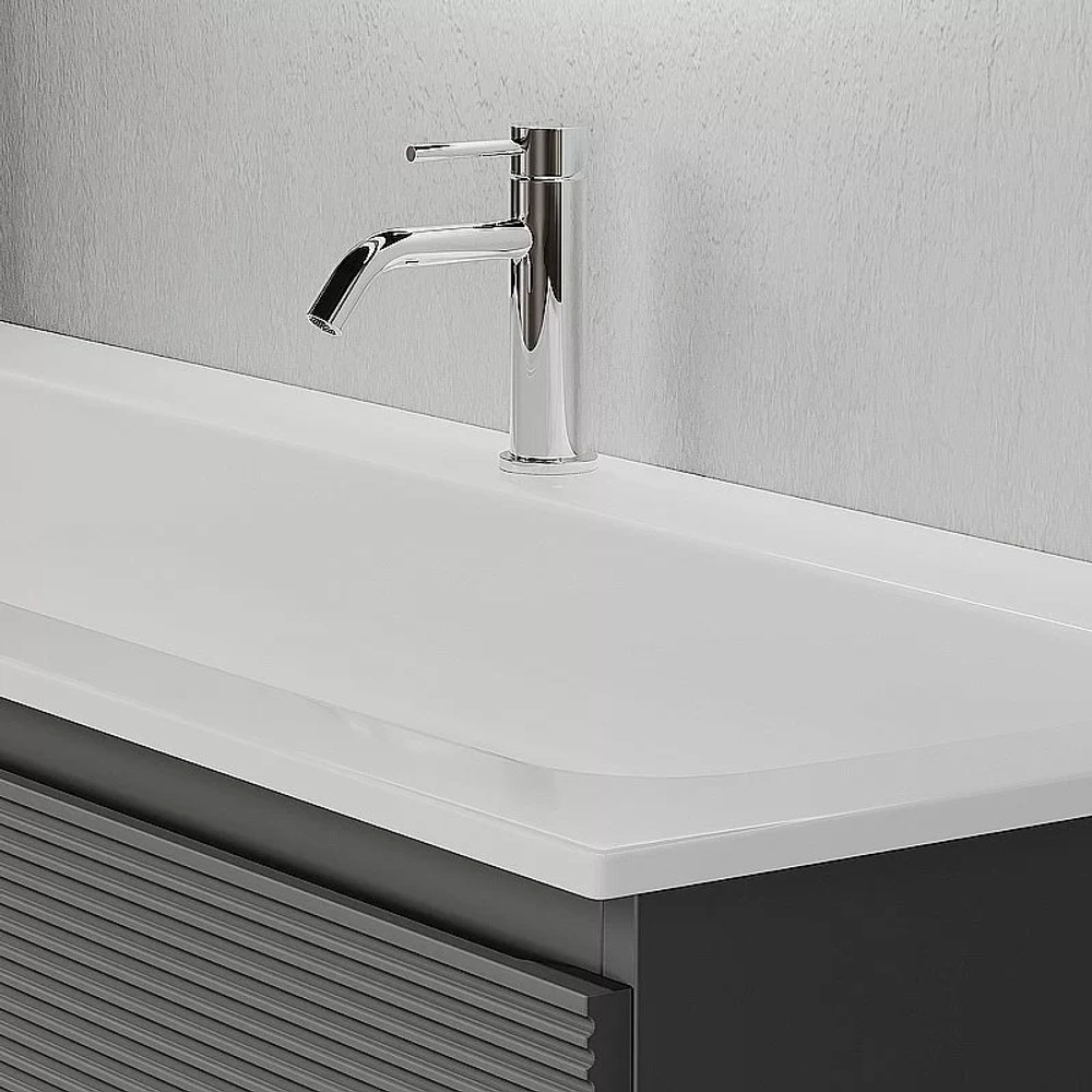 Тумба с раковиной Sancos Folk 120 FL120GS Grey soft