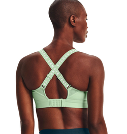 ТОП теннисный Under Armour Women's UA Infinity High Sports Bra - зеленый