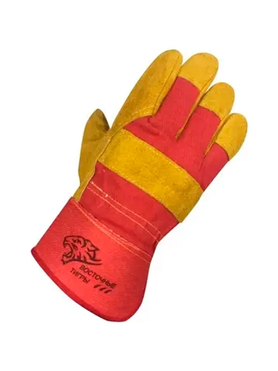 Спилковые комбинированные перчатки АТЛАНТ РЫСЬ TDH_ATL_GL_09