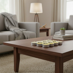 Набор ароматических свечей Selja, 12 свечей, парафин/ароматизатор лимон