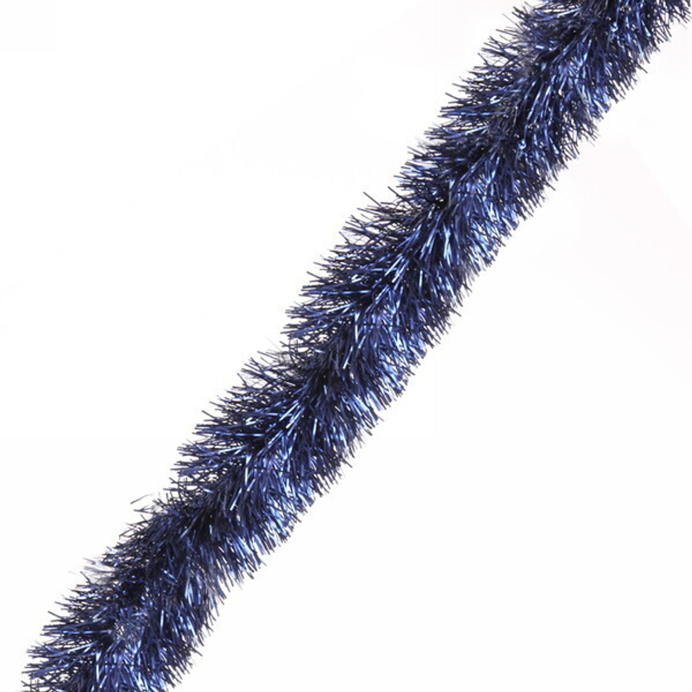 Мишура 2 м 9 см «Матовые искры», Сапфир
