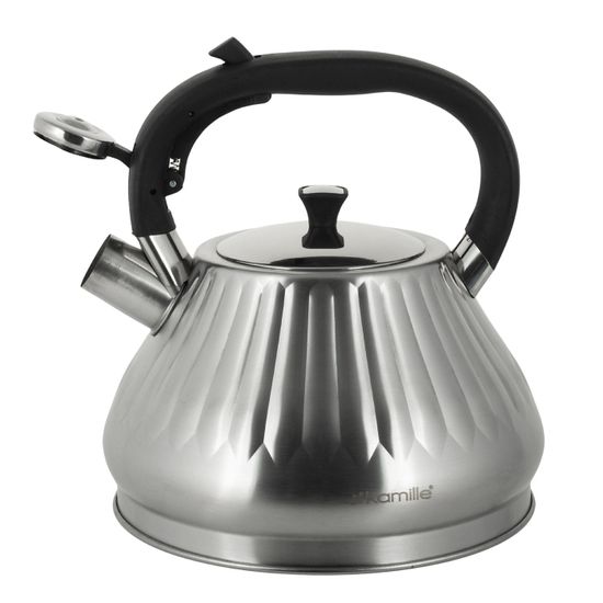 Чайник 3 л. из нержавеющей стали со свистком Kamille KM 0859