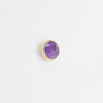 Grisant Cab tops with rose cut stone