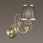 3921/1W CLASSIC ODL18 648 бронза/ткань/стекло Бра IP20 E14 40W 220V NIAGARA