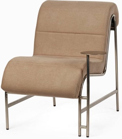 Кресло-кушетка Constance коричневой со столиком 