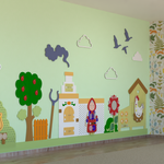 Декоративно-развивающая панель В гостях у бабушки