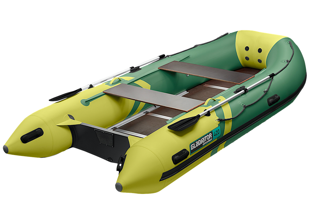 Лодка ПВХ Gladiator Light B420 с фанерным полом -