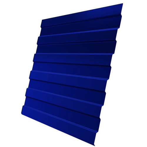 Профнастил С8 Grand Line Optima Pe 0,45 мм RAL 5002 ультрамариново-синий