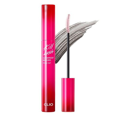 CLIO KILL LASH SUPERPROOF MASCARA 010 SHARP CURL - Ультра-объемная тушь для ресниц