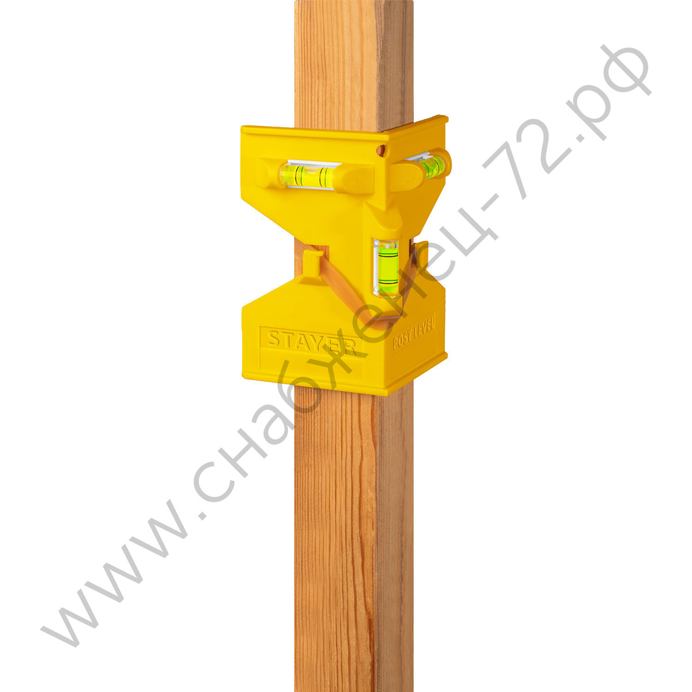 STAYER POST LEVEL, магнитный уровень-угольник (3456)