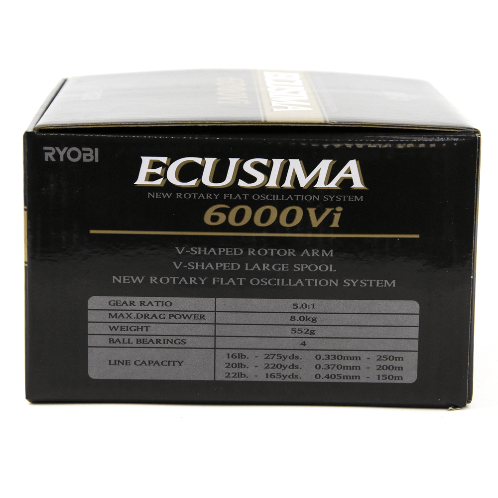 Катушка безынерционная Ryobi Ecusima (6000, 4+1BB, мет. шпуля)