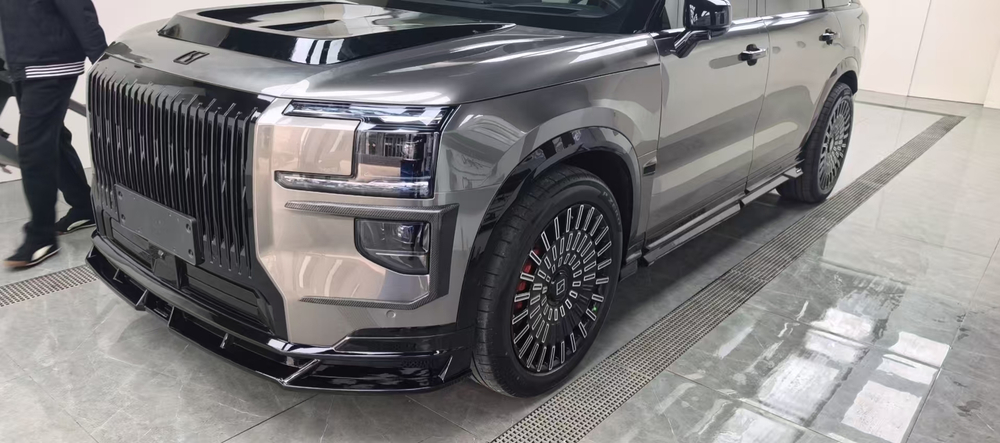 Обвес для ZEEKR 9X 2025+ Зикр Губа Юбки Диффузор Канарды капот тюнинг