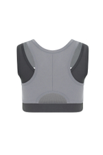 Топ FITNESS светло-серый