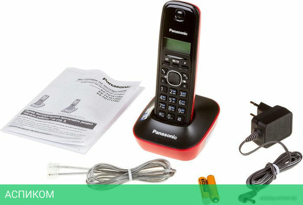 Радиотелефон DECT Panasonic KX-TG1611RUR