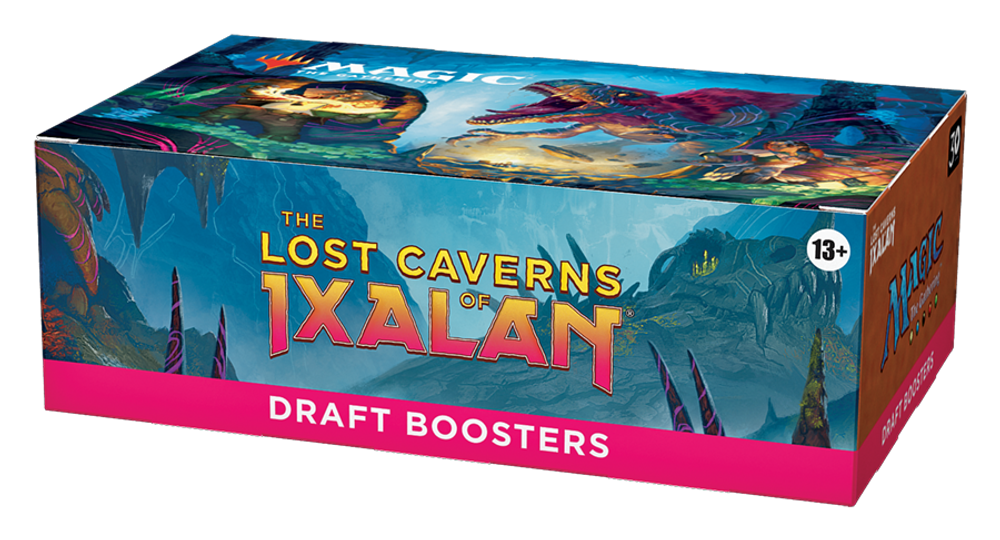 Дисплей драфт-бустеров The Lost Caverns of Ixalan на английском языке