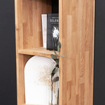 Стеллаж деревянный Эдгар, модульный, из массива дуба на ножках