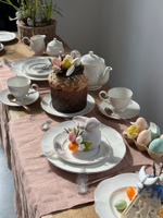 Чайная пара 200 мл, фарфор, "Aristocrat-Gold". Noble